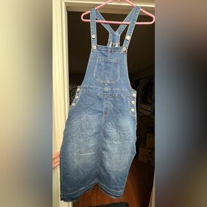Be-Girl Jean Skirt Overalls